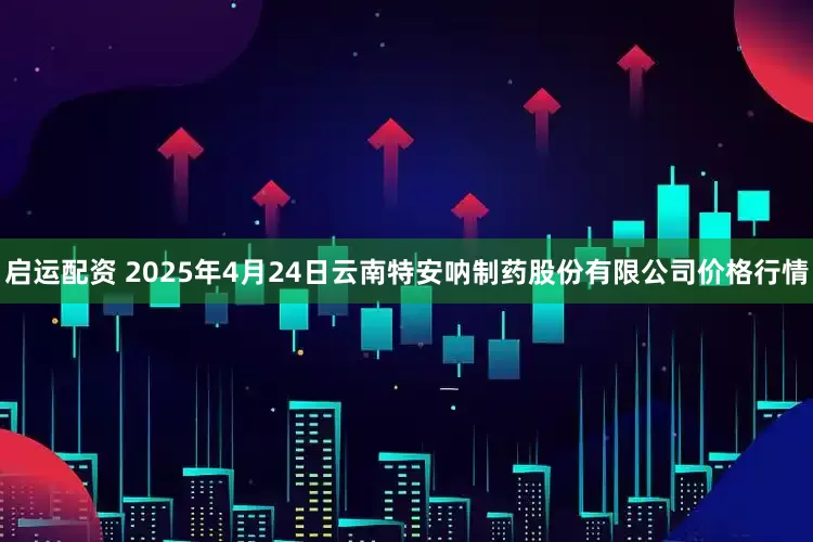 启运配资 2025年4月24日云南特安呐制药股份有限公司价格行情
