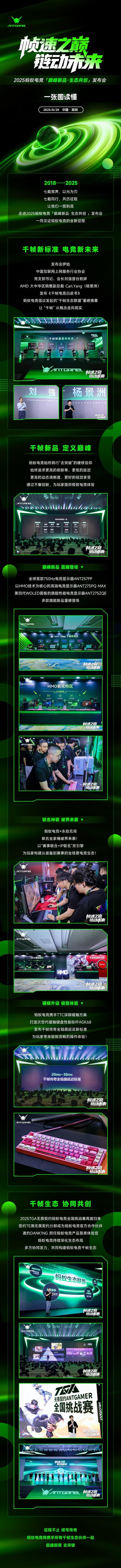 慧仁策略 一张图读懂2025蚂蚁电竞「巅峰新品·生态共创」发布会